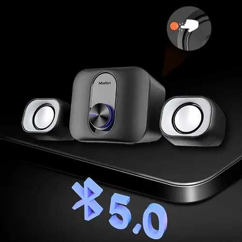 Meetion MT-SP2110 — компактная акустическая система 2.1 Есть доставка
