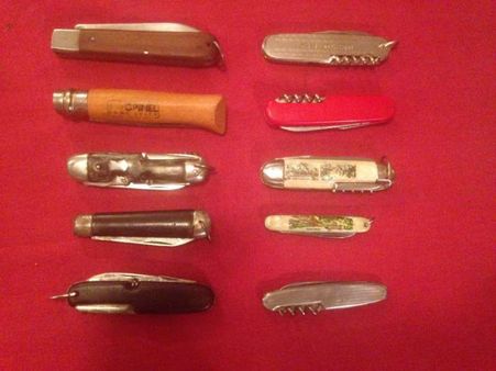 колекция джобни ножове