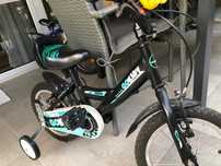 Bicicleta copii cu roti ajutatoare
