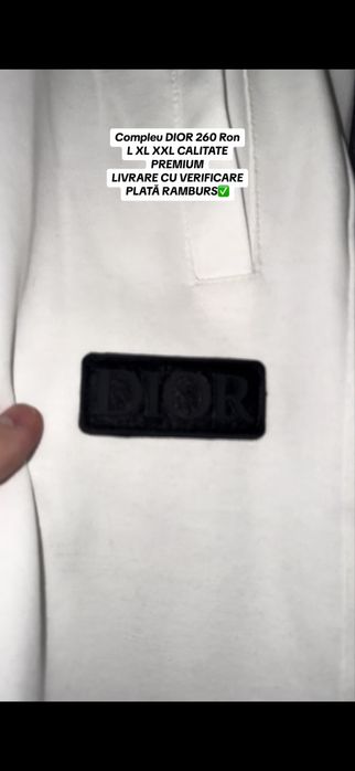 Compleu Christian Dior Bumbac 100% Calitate Premium