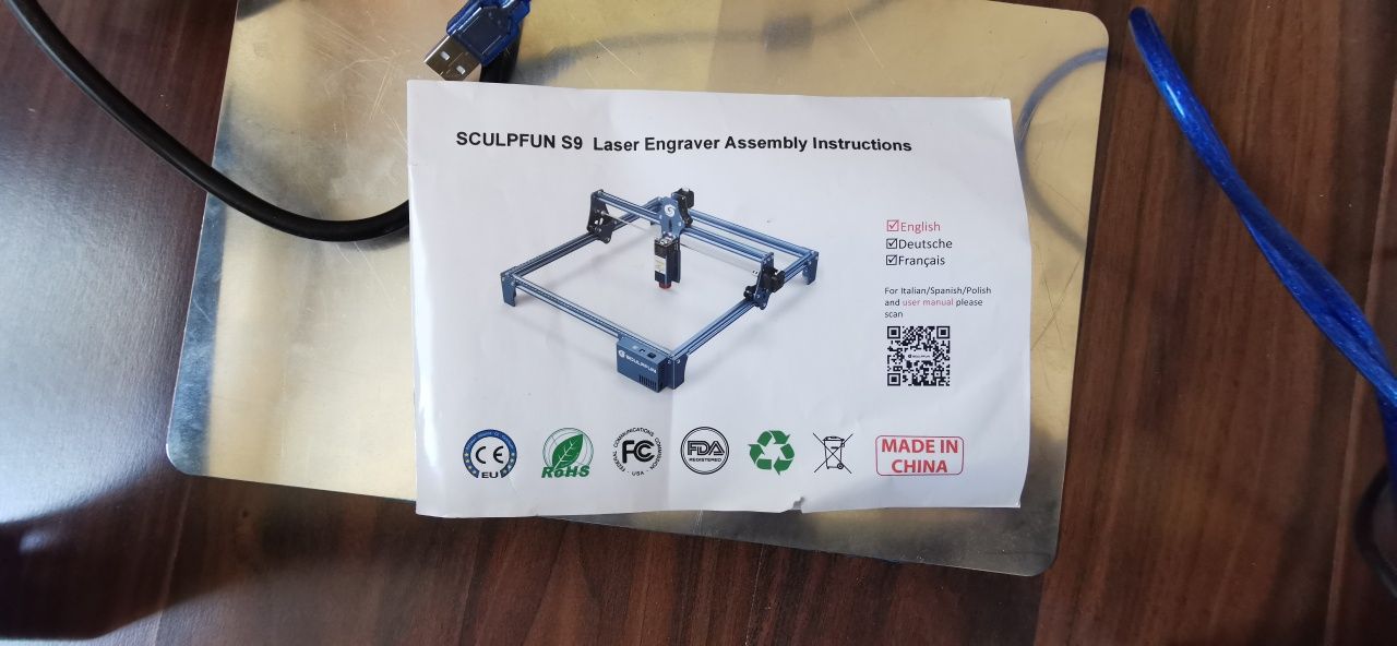 Лазер за гравиране sculpfun s9
