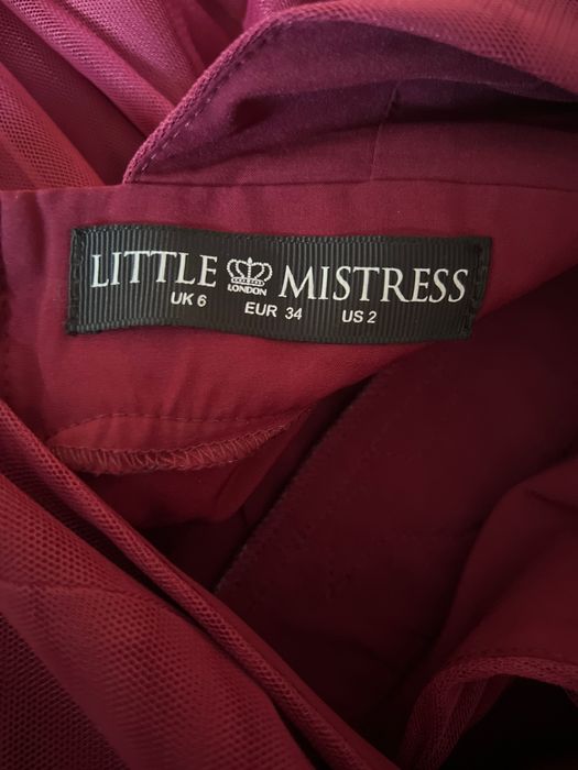 Rochie de seara burgundy