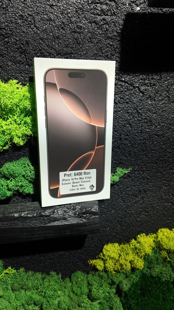 OFERTA iPhone 16 Pro Max 512gb Desert Neverlocked Nou Sigilat