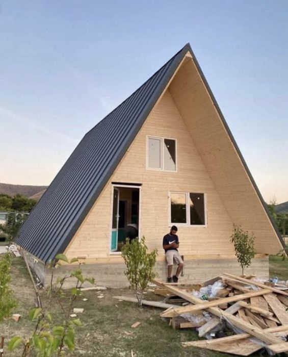 Vand cabane pe structura din lemn