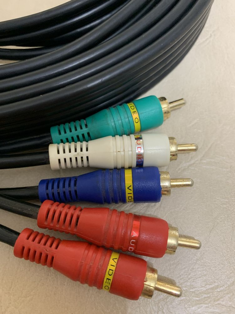 Cablu profesional audio-video 5 rca - 5 rca,5metri