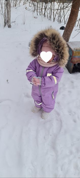 Продам зимний комбинезон размер 80