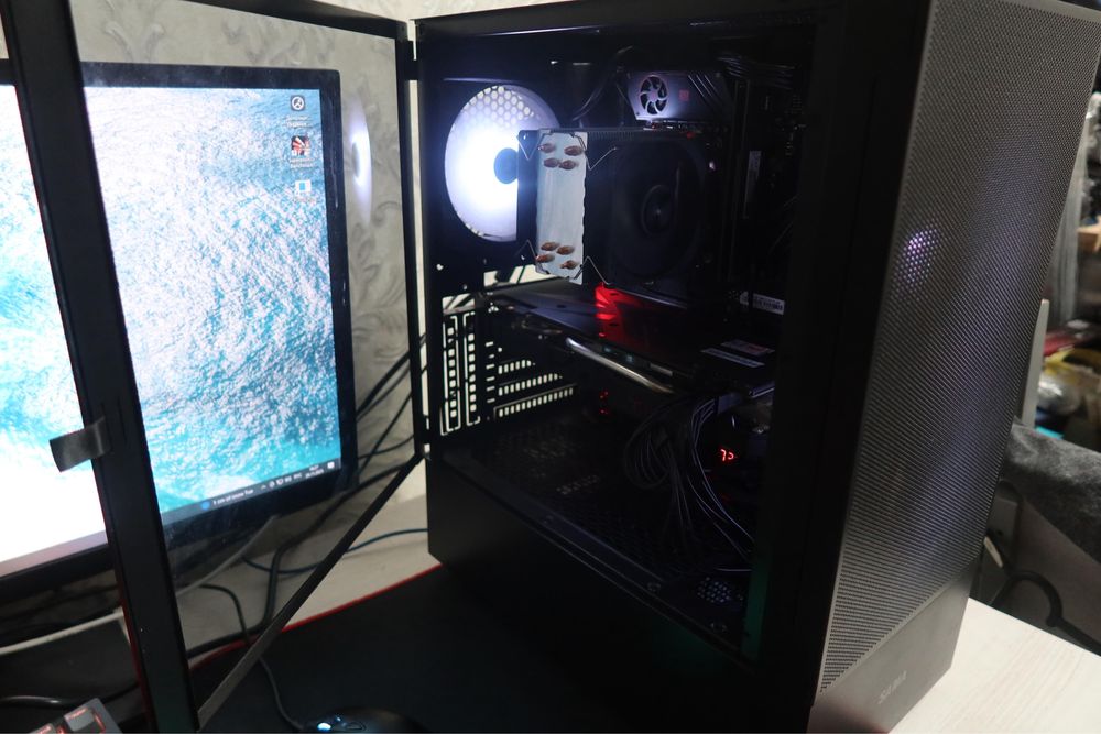 Игровой ПК Xeon 2680v4 / GTX 1070 / 2x8GB DDR4 / NVME 500gb