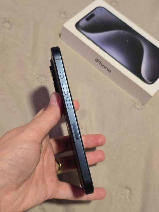 Telefon APPLE iPhone 15 Pro 5G, 128GB, Blue Titanium