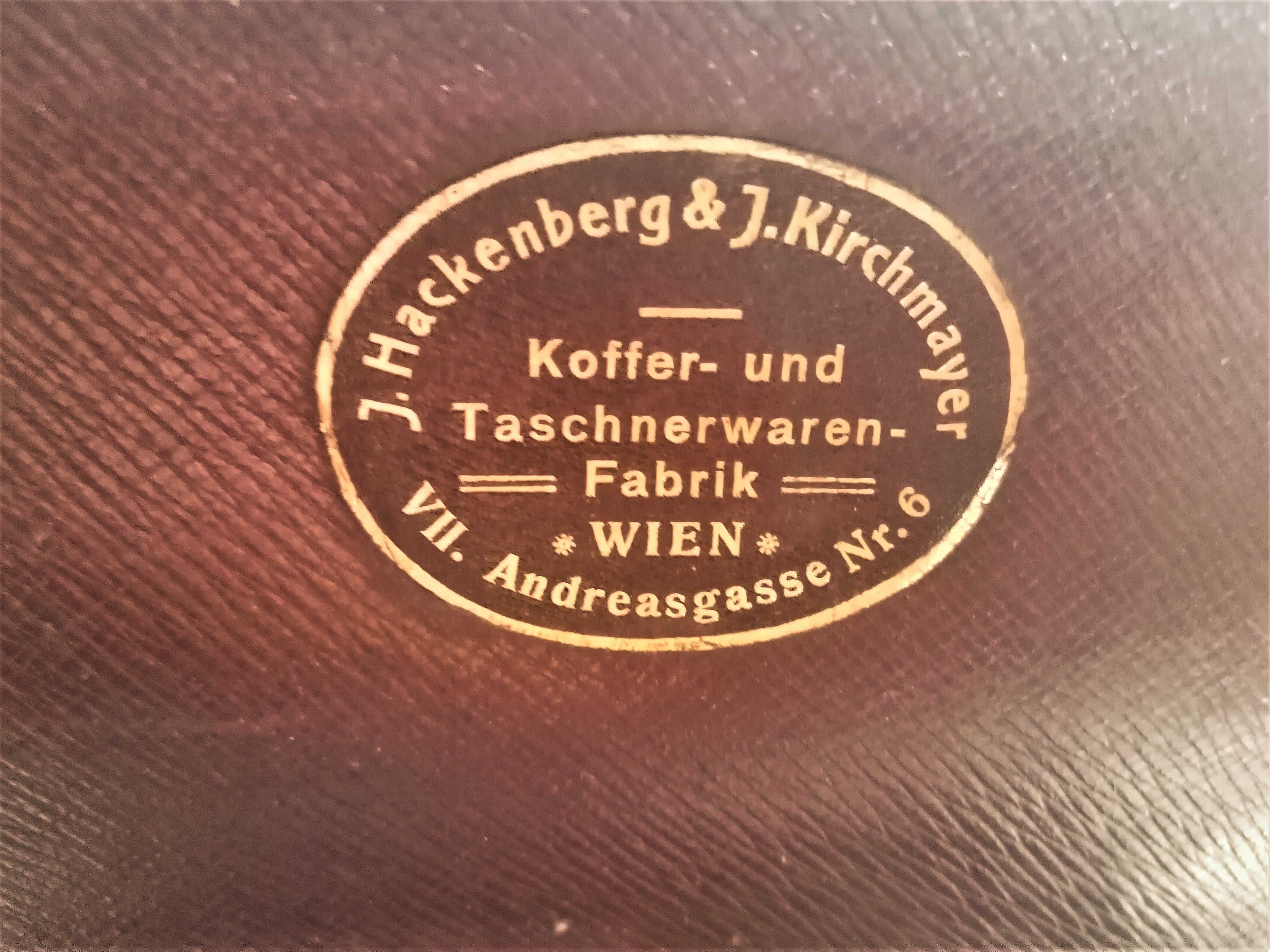 Valiza piele medicala Hackenberg & Kirchmayer, Viena