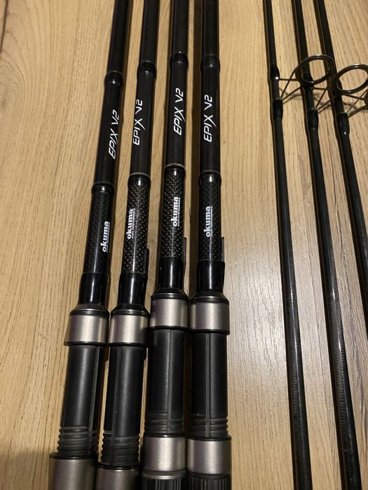 Lansete de crap Okuma Epix V2, 3.5 lbs, 3.90m, 2 tronsoane