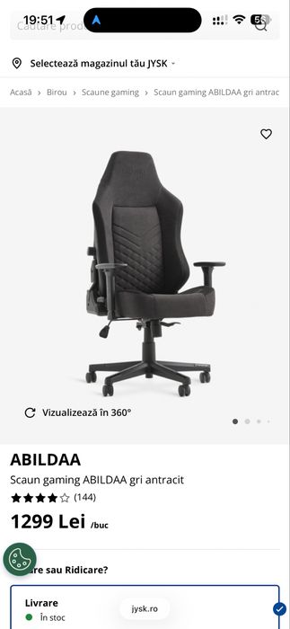 Scaun de gaming/birou ABILDAA LEGEND