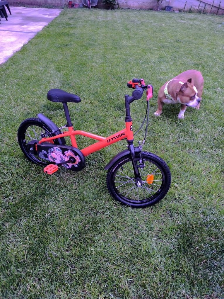 Bicicleta Btwin copii 3-7 ani roti 16 inch