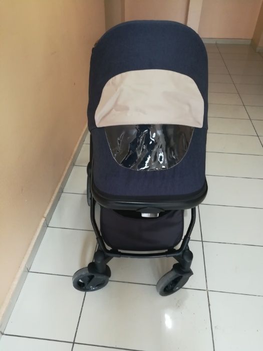 отличная коляска Cybex Leotie lux jeansy blue