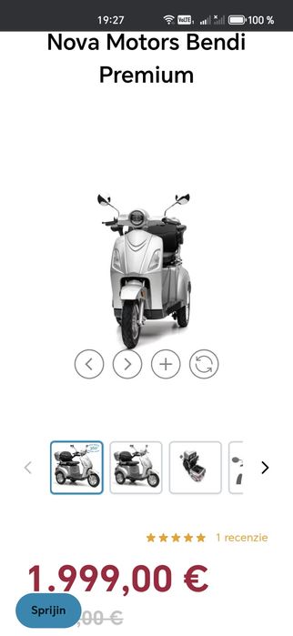 Triciclu electric Bendi Nova Motors