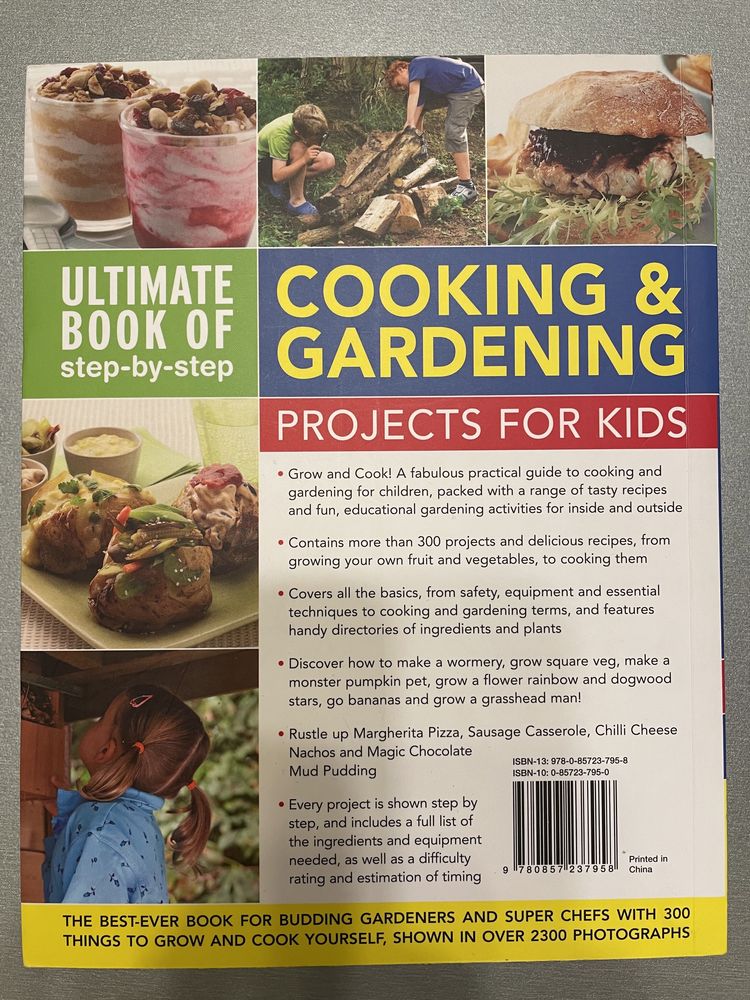 Cooking & Gardening carte pt familie cu retete si proiecte