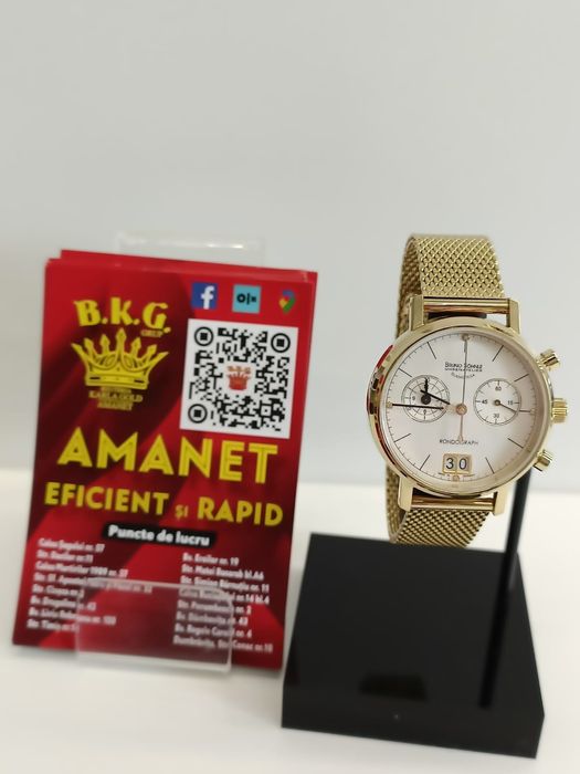 Ceas Bruno Sohnle Rondograph Amanet BKG