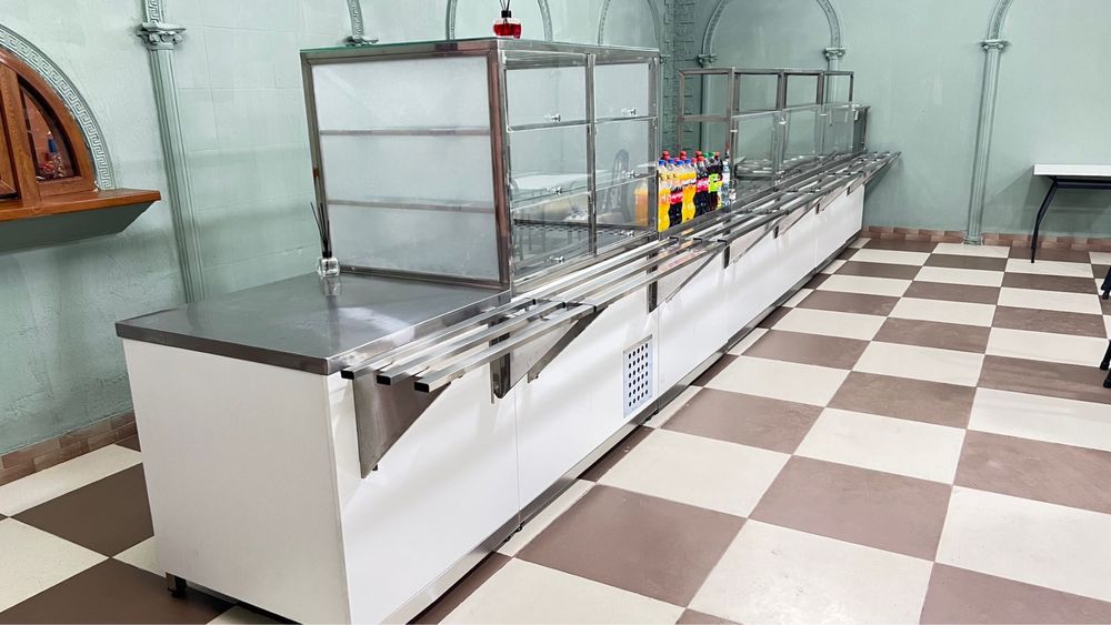 Линия раздачи,мармит для горячих блюд