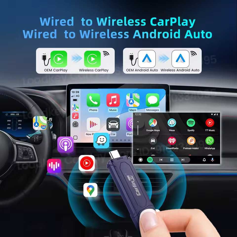 Carlinkit MINI SE Pro – безжичен адаптер за CarPlay и Android Auto