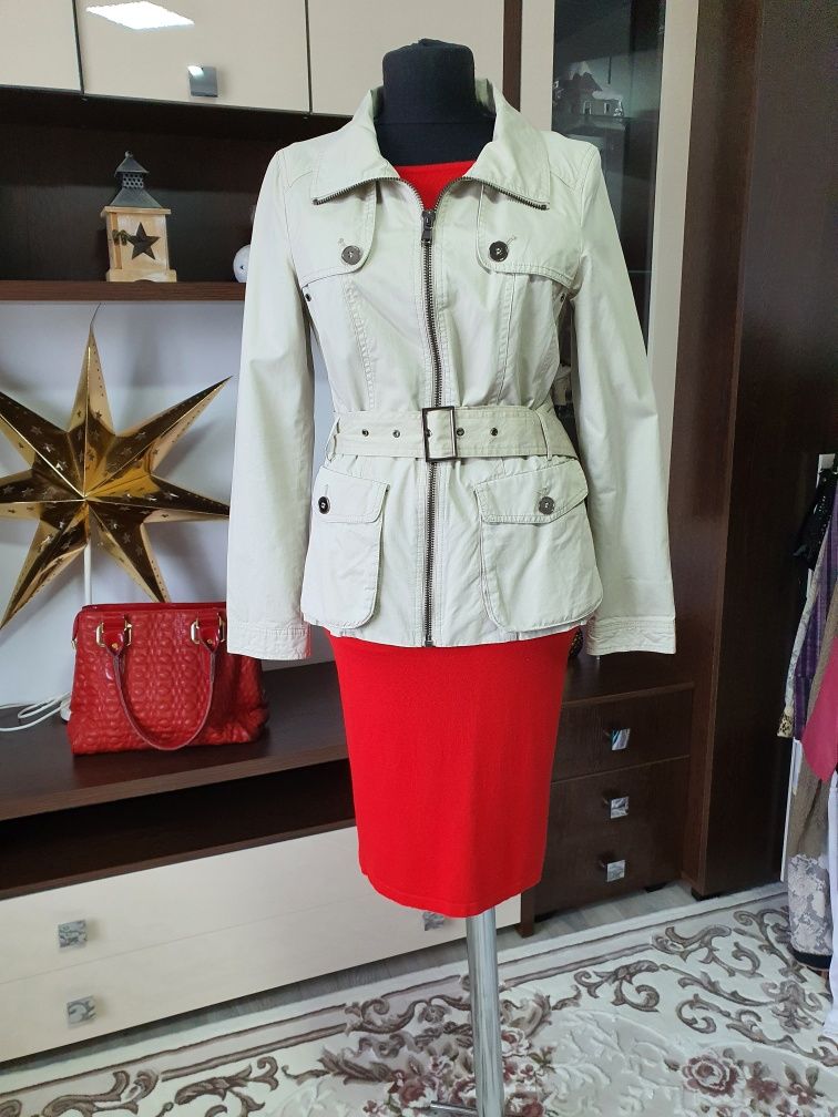 Zara Trench /Jacheta, superba, curea in talie,model casual cu buzunare