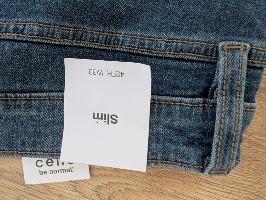 НОВИ мъжки дънки Celio W33 42FR Slim