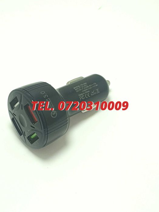 Superfastcharge Incarcator Auto Cu Patru Porturi Usb Partycharge