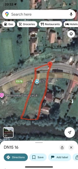 Teren cu casa nelocuibila