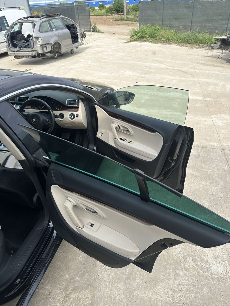 Interior piele bej scaune si bancheta piele vw passat cc