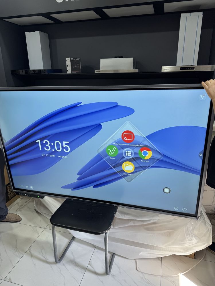 Интерактивный панель сенсорний доска 65, 75, Android 4K Со склада