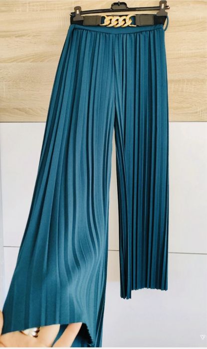 Нов широк панталн солей плътна материя