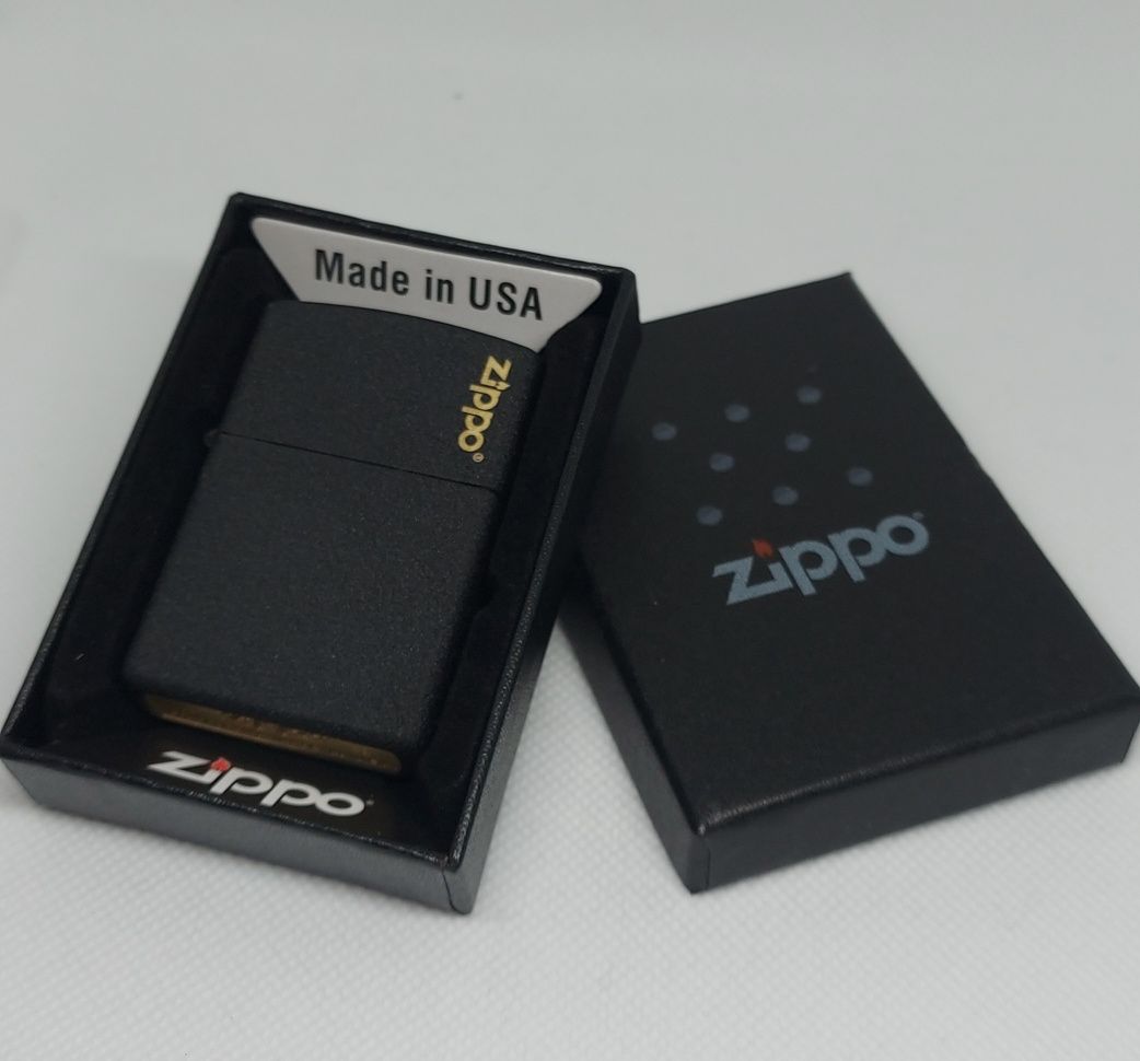 Бензиновая зажигалка Zippo. Матовая зажигалка. Подарочный зажигалка