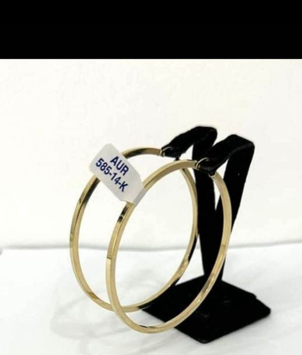 Cercei aur 14k  nou , 2 perechi