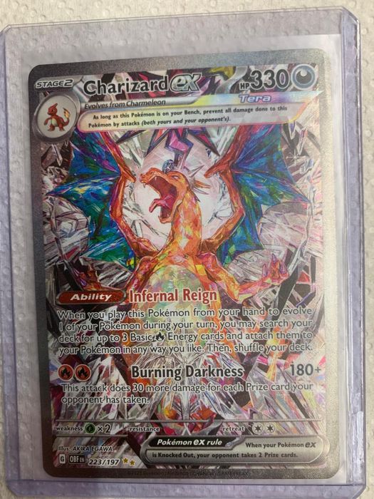 Carte Pokemon Charizard ex 223/197 Obsidian Flames