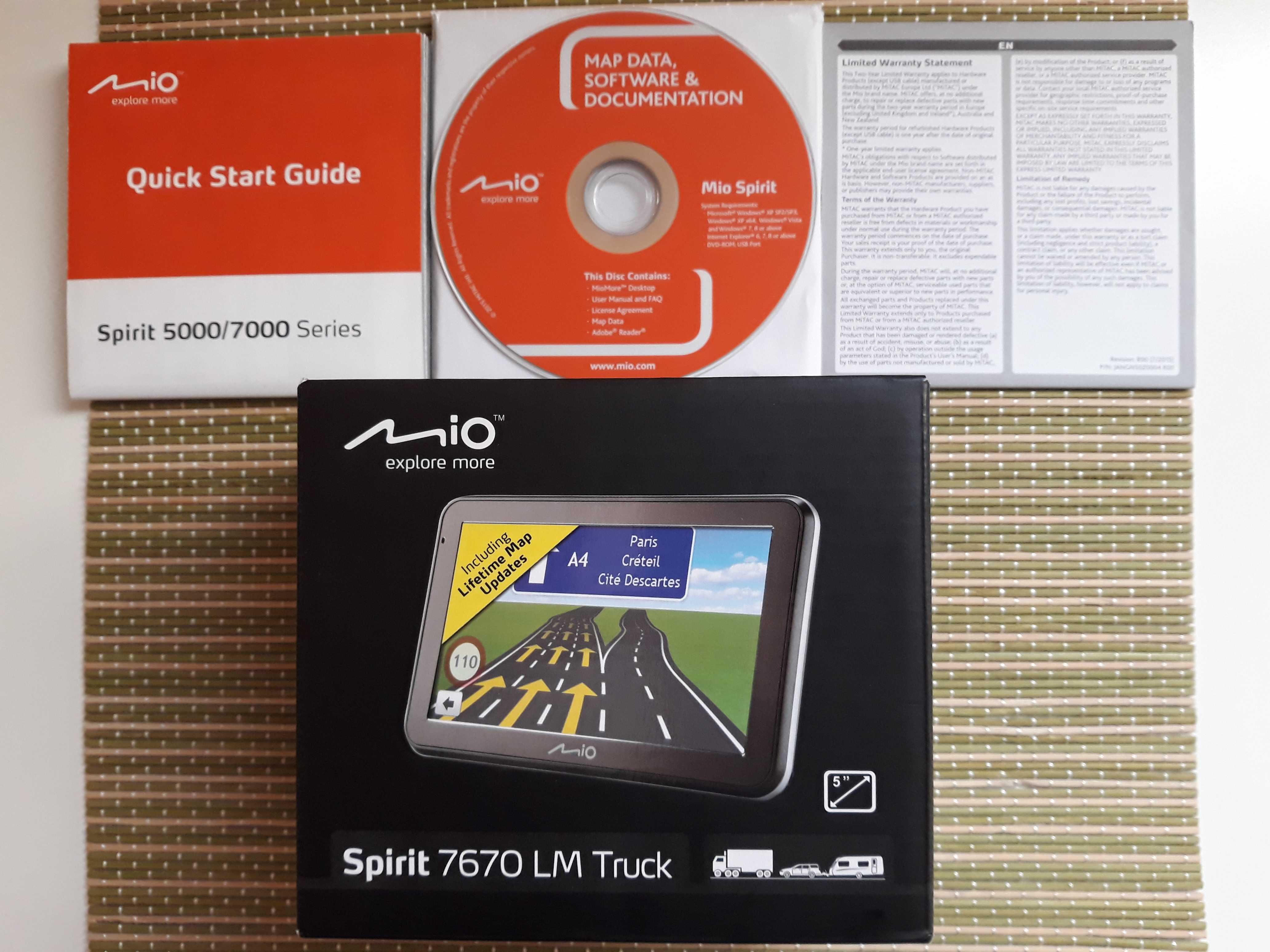 GPS Mio Spirit 7670 LM Truck