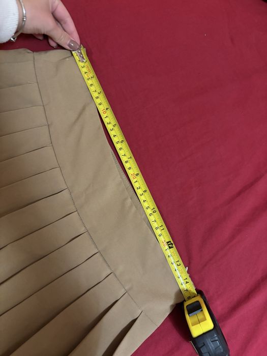 Viral skort Зара Бежова пола панталон