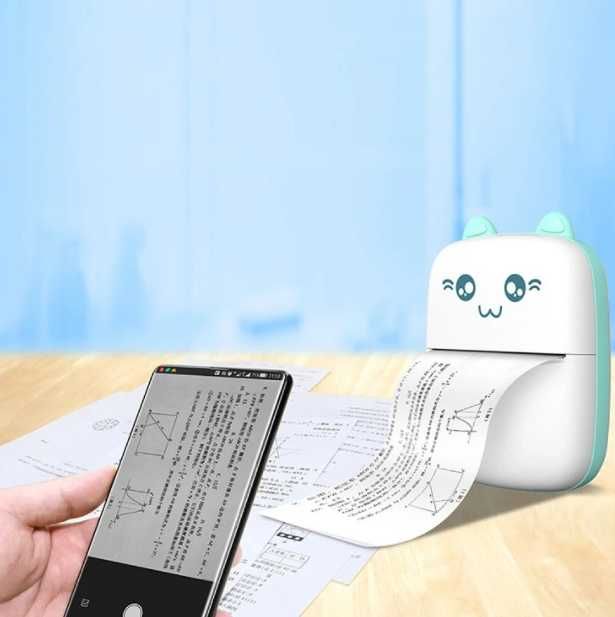 Разпродажба -60%! Преносим мини термопринтер, детски принтер