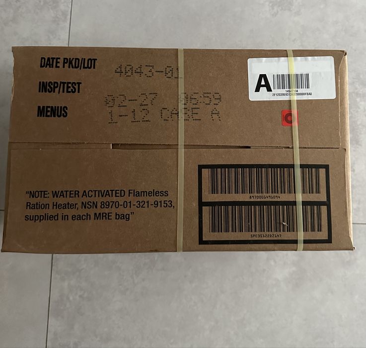 Kit supravietuire MRE