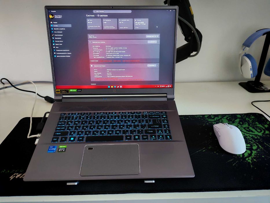 Ноутбук Acer Predator Triton 500SE PT516-52s