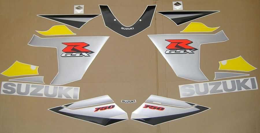 Стикери Сузуки 750 GSXR 2004г.-2005г. Suzuki GSX-R лепенки к4 к5 k4 k5