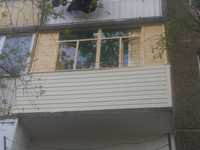 Остекление деревянных балконов