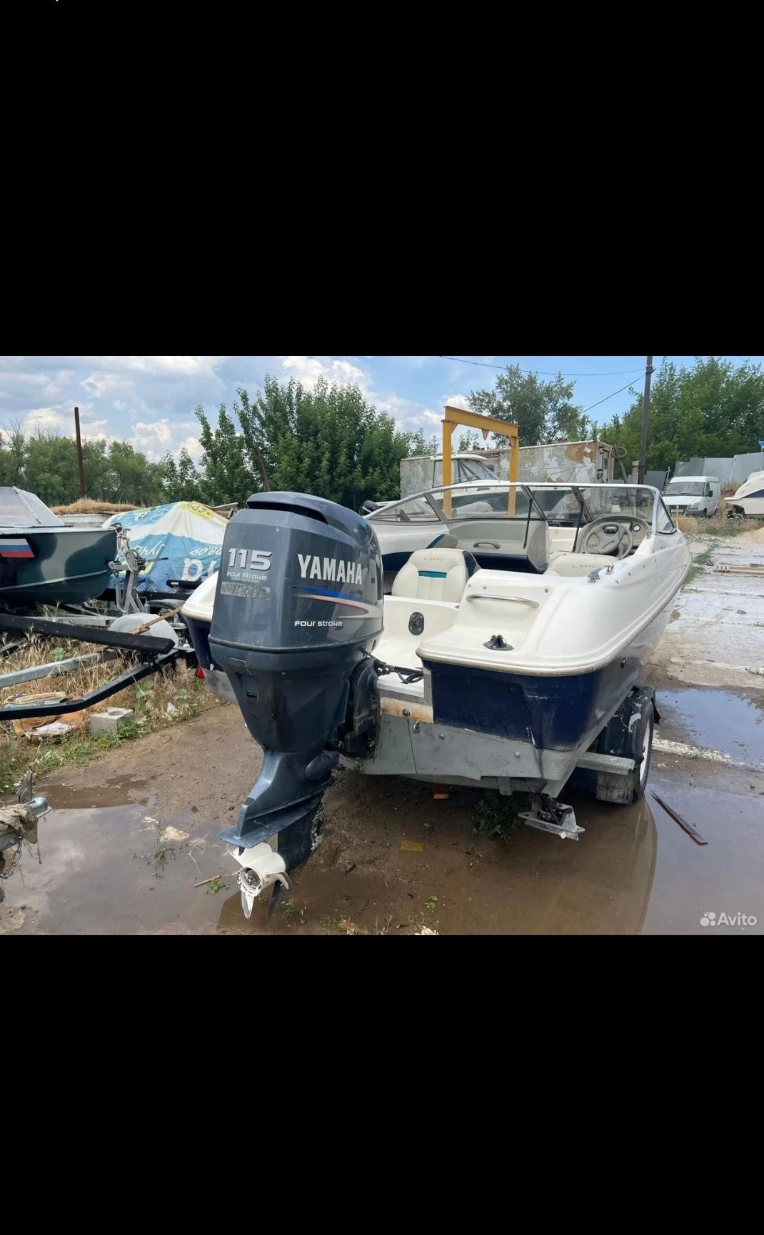 Катер Bayliner с мотором Yamaha 115