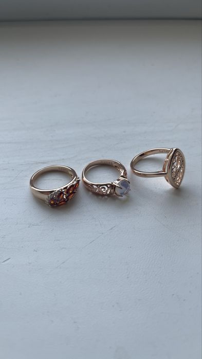 Алтын сакина 585 кольцо золото, камень: церкони