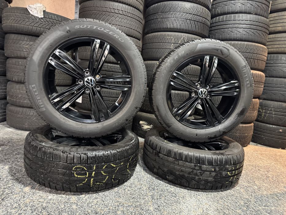Set jante VW Tiguan Sebring R-Line 18 cu anvelope Pirelli 235/55 R18