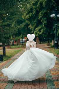 Дизайнерское  свадебное платье