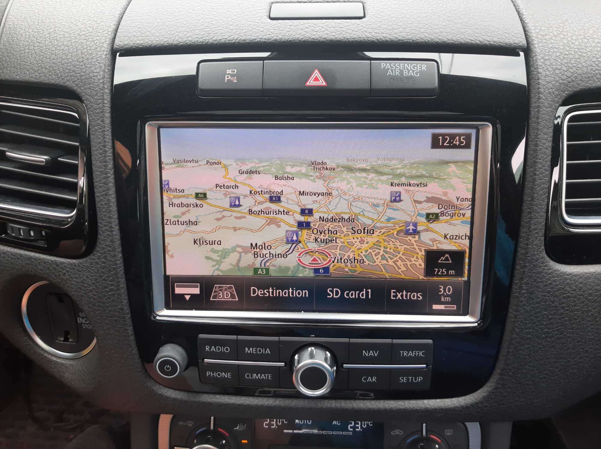 VW Touareg RNS 850 original update set 2023/4 V19 Europe 6.36.0