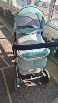 Детска бебешка количка комплект със столче за автомобил