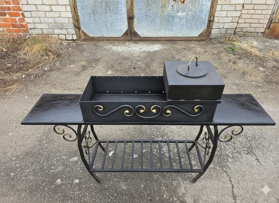 Мангал с полками