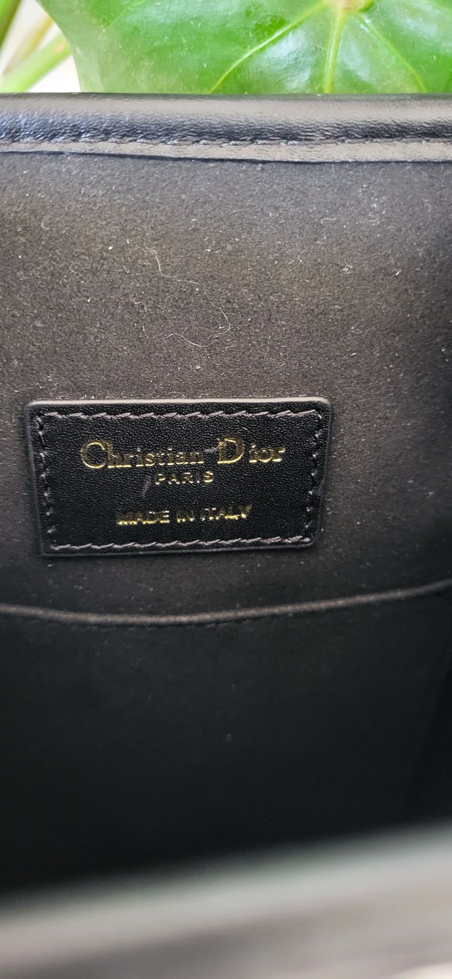 Christian Dior ,уникална чанта от естествена кожа и текстил