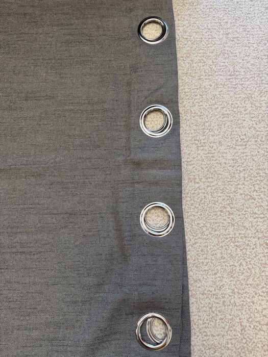 Draperii 2 bucati noi gri antracid