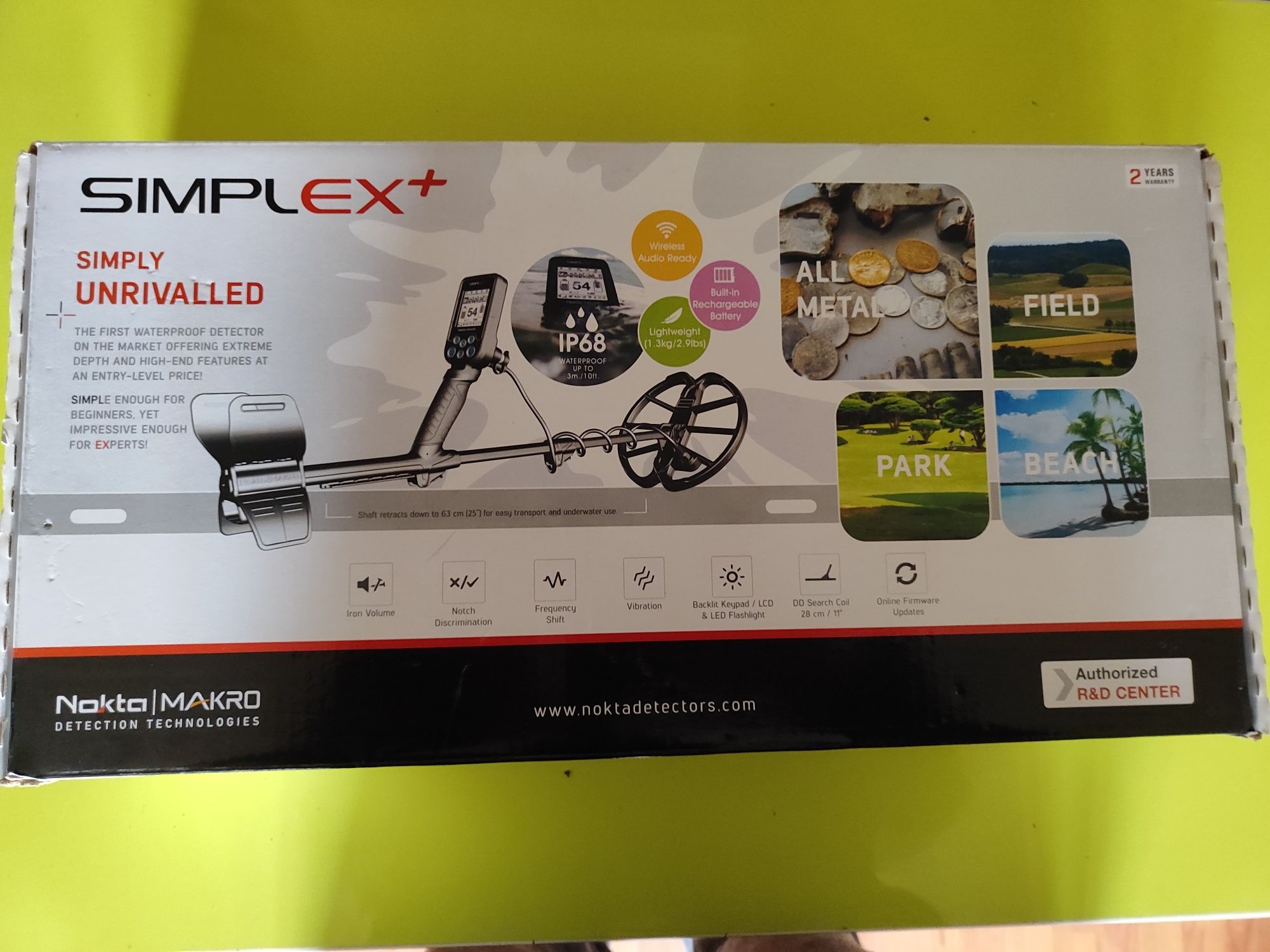 Металлоискатель nokta makro simplex+