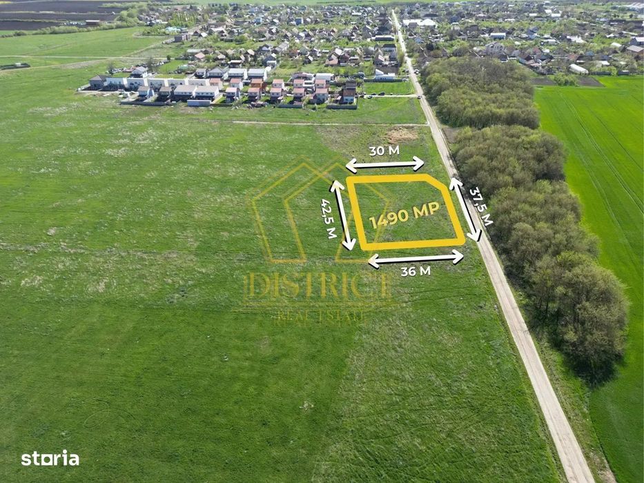 Teren intravilan 1490mp | SAD | Covaci